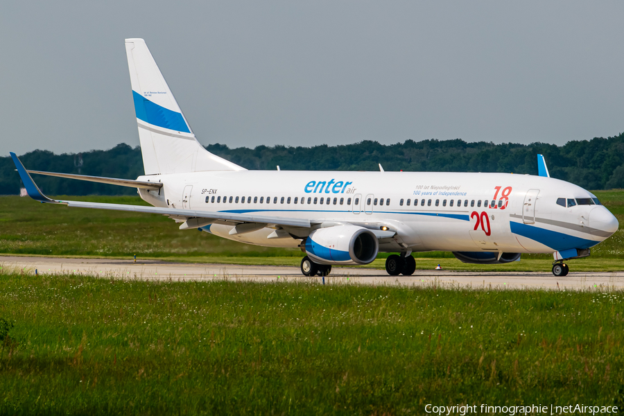 Enter Air Boeing 737-8Q8 (SP-ENX) | Photo 452189