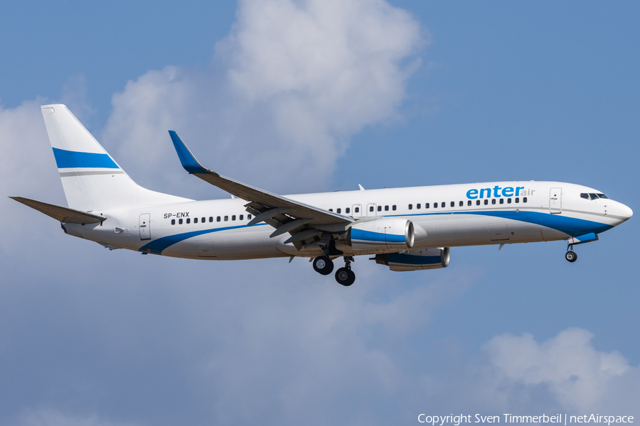 Enter Air Boeing 737-8Q8 (SP-ENX) | Photo 583386