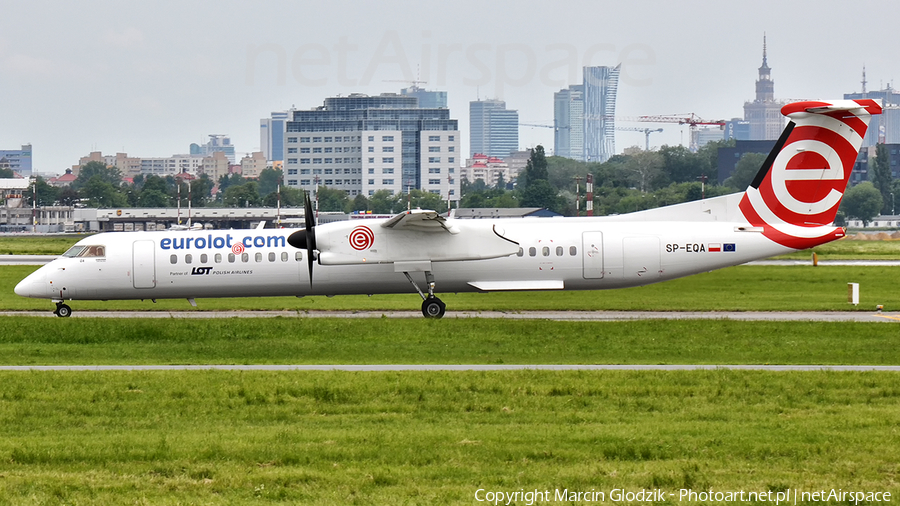 EuroLOT Bombardier DHC-8-402Q (SP-EQA) | Photo 443221