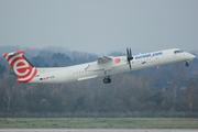 EuroLOT Bombardier DHC-8-402Q (SP-EQA) at  Dusseldorf - International, Germany