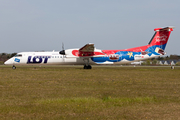 EuroLOT Bombardier DHC-8-402Q (SP-EQB) at  Hamburg - Fuhlsbuettel (Helmut Schmidt), Germany