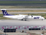 LOT Polish Airlines Bombardier DHC-8-402Q (SP-EQB) at  Berlin Brandenburg, Germany