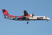 LOT Polish Airlines Bombardier DHC-8-402Q (SP-EQB) at  Hamburg - Fuhlsbuettel (Helmut Schmidt), Germany