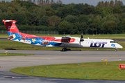 LOT Polish Airlines Bombardier DHC-8-402Q (SP-EQB) at  Hamburg - Fuhlsbuettel (Helmut Schmidt), Germany
