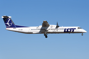 LOT Polish Airlines Bombardier DHC-8-402Q (SP-EQB) at  Warsaw - Frederic Chopin International, Poland