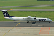 LOT Polish Airlines Bombardier DHC-8-402Q (SP-EQB) at  Warsaw - Frederic Chopin International, Poland