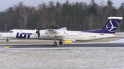 LOT Polish Airlines Bombardier DHC-8-402Q (SP-EQC) at  Gdansk - Lech Walesa, Poland