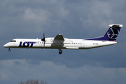 LOT Polish Airlines Bombardier DHC-8-402Q (SP-EQC) at  Hamburg - Fuhlsbuettel (Helmut Schmidt), Germany