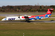 LOT Polish Airlines Bombardier DHC-8-402Q (SP-EQD) at  Hamburg - Fuhlsbuettel (Helmut Schmidt), Germany