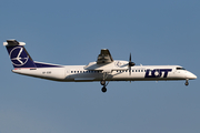 LOT Polish Airlines Bombardier DHC-8-402Q (SP-EQD) at  Hamburg - Fuhlsbuettel (Helmut Schmidt), Germany