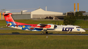 LOT Polish Airlines Bombardier DHC-8-402Q (SP-EQF) at  Hamburg - Fuhlsbuettel (Helmut Schmidt), Germany