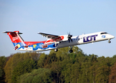 LOT Polish Airlines Bombardier DHC-8-402Q (SP-EQF) at  Hamburg - Fuhlsbuettel (Helmut Schmidt), Germany