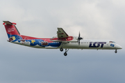 LOT Polish Airlines Bombardier DHC-8-402Q (SP-EQF) at  Hamburg - Fuhlsbuettel (Helmut Schmidt), Germany