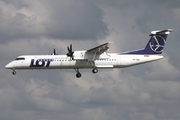 LOT Polish Airlines Bombardier DHC-8-402Q (SP-EQF) at  Hamburg - Fuhlsbuettel (Helmut Schmidt), Germany