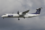 LOT Polish Airlines Bombardier DHC-8-402Q (SP-EQF) at  Hamburg - Fuhlsbuettel (Helmut Schmidt), Germany