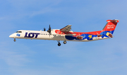 LOT Polish Airlines Bombardier DHC-8-402Q (SP-EQF) at  Hamburg - Fuhlsbuettel (Helmut Schmidt), Germany