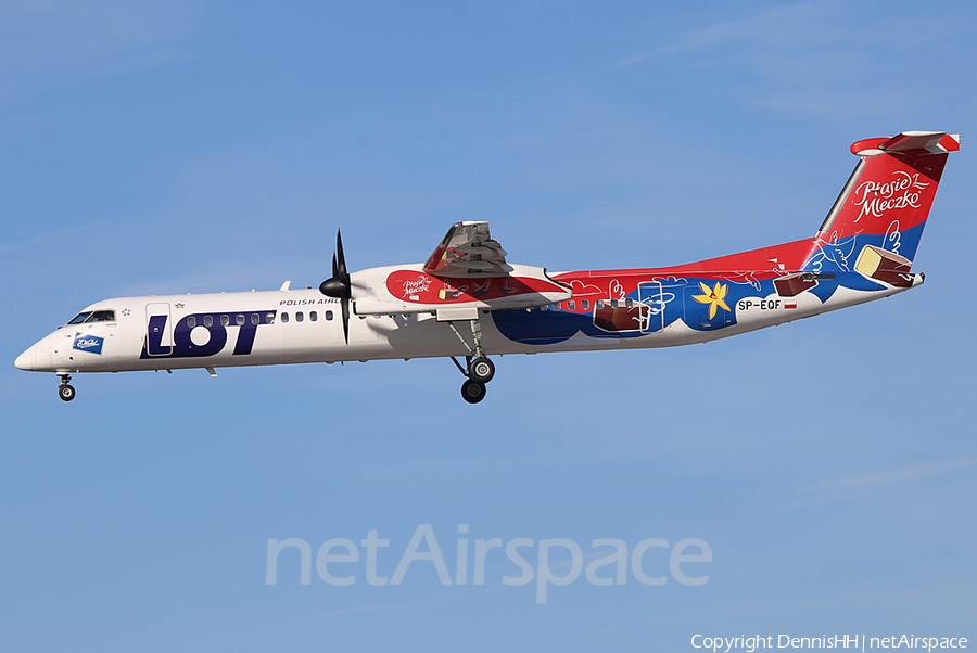 LOT Polish Airlines Bombardier DHC-8-402Q (SP-EQF) | Photo 433894