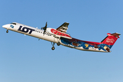 LOT Polish Airlines Bombardier DHC-8-402Q (SP-EQF) at  Hamburg - Fuhlsbuettel (Helmut Schmidt), Germany