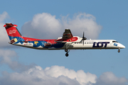 LOT Polish Airlines Bombardier DHC-8-402Q (SP-EQH) at  Hamburg - Fuhlsbuettel (Helmut Schmidt), Germany