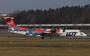 LOT Polish Airlines Bombardier DHC-8-402Q (SP-EQH) at  Hamburg - Fuhlsbuettel (Helmut Schmidt), Germany