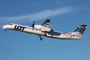 LOT Polish Airlines Bombardier DHC-8-402Q (SP-EQI) at  Hamburg - Fuhlsbuettel (Helmut Schmidt), Germany