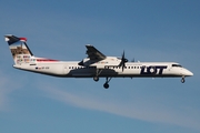 LOT Polish Airlines Bombardier DHC-8-402Q (SP-EQI) at  Hamburg - Fuhlsbuettel (Helmut Schmidt), Germany