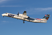 LOT Polish Airlines Bombardier DHC-8-402Q (SP-EQI) at  Hamburg - Fuhlsbuettel (Helmut Schmidt), Germany