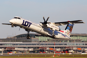 LOT Polish Airlines Bombardier DHC-8-402Q (SP-EQI) at  Hamburg - Fuhlsbuettel (Helmut Schmidt), Germany