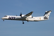 LOT Polish Airlines Bombardier DHC-8-402Q (SP-EQK) at  Hamburg - Fuhlsbuettel (Helmut Schmidt), Germany