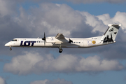 LOT Polish Airlines Bombardier DHC-8-402Q (SP-EQK) at  Hamburg - Fuhlsbuettel (Helmut Schmidt), Germany