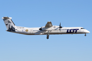 LOT Polish Airlines Bombardier DHC-8-402Q (SP-EQK) at  Warsaw - Frederic Chopin International, Poland