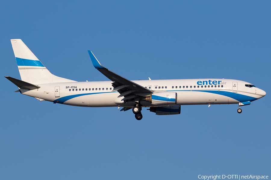 Enter Air Boeing 737-8Q8 (SP-ESA) | Photo 646711