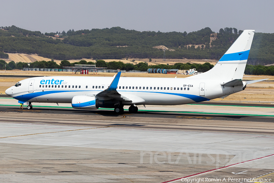 Enter Air Boeing 737-8Q8 (SP-ESA) | Photo 454147