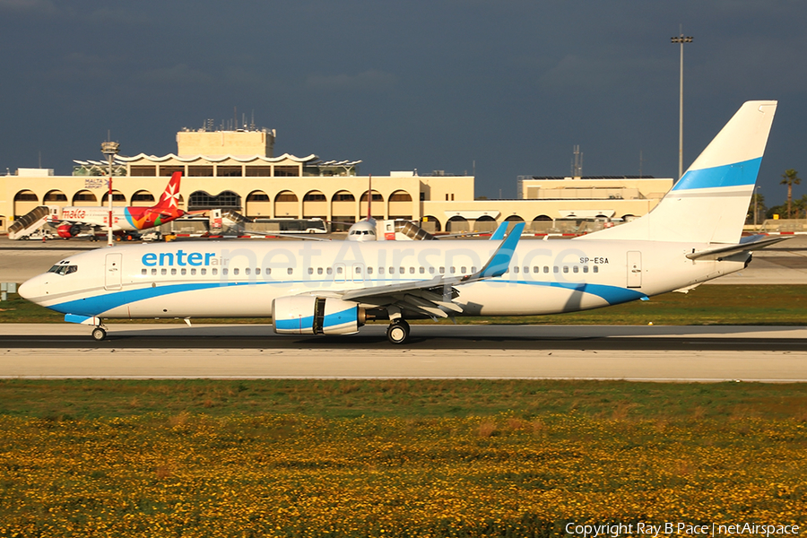 Enter Air Boeing 737-8Q8 (SP-ESA) | Photo 215608