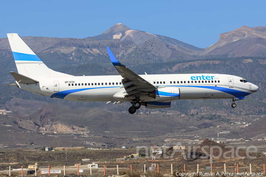 Enter Air Boeing 737-8Q8 (SP-ESA) | Photo 481389