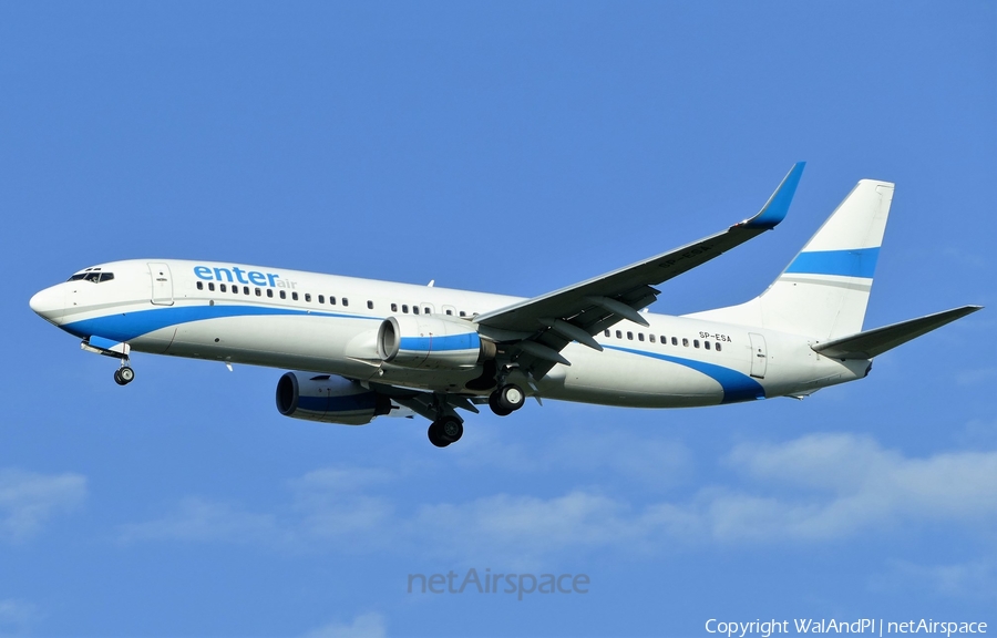 Enter Air Boeing 737-8Q8 (SP-ESA) | Photo 449769