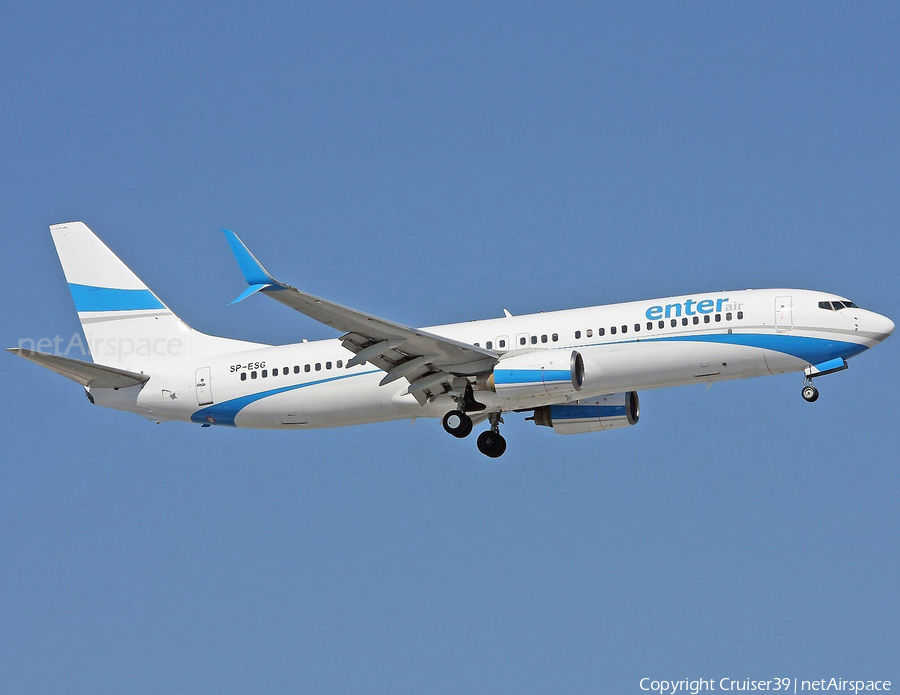 Enter Air Boeing 737-8Q8 (SP-ESG) | Photo 367770