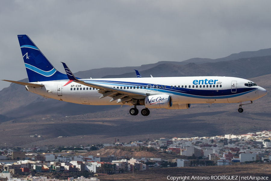 Enter Air Boeing 737-8Q8 (SP-ESK) | Photo 479014