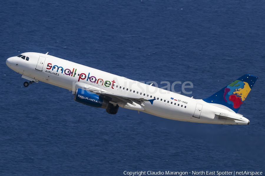 Small Planet Airlines Poland Airbus A320-232 (SP-HAD) | Photo 97401
