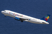Small Planet Airlines Poland Airbus A320-232 (SP-HAD) at  Rhodes, Greece