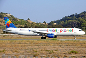 Small Planet Airlines Poland Airbus A321-211 (SP-HAY) at  Rhodes, Greece