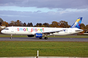 Small Planet Airlines Poland Airbus A321-211 (SP-HAZ) at  Hamburg - Fuhlsbuettel (Helmut Schmidt), Germany