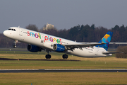 Small Planet Airlines Poland Airbus A321-211 (SP-HAZ) at  Hamburg - Fuhlsbuettel (Helmut Schmidt), Germany