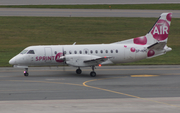 SprintAir SAAB 340A(QC) (SP-KPC) at  Warsaw - Frederic Chopin International, Poland