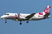 SprintAir SAAB 340A(QC) (SP-KPC) at  Warsaw - Frederic Chopin International, Poland