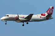 SprintAir SAAB 340A(F) (SP-KPZ) at  Warsaw - Frederic Chopin International, Poland