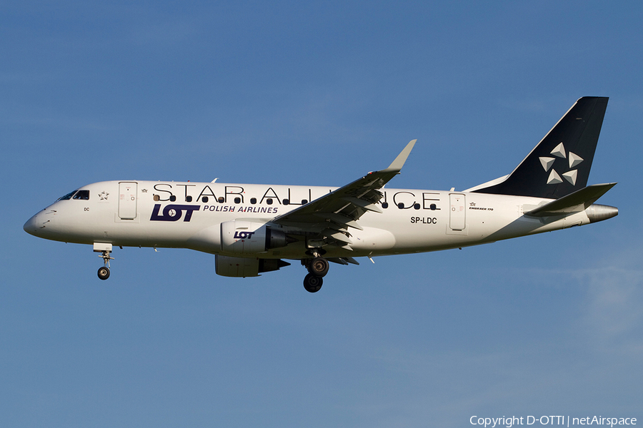 LOT Polish Airlines Embraer ERJ-170STD (ERJ-170-100) (SP-LDC) | Photo 389322