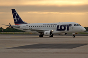 LOT Polish Airlines Embraer ERJ-170LR (ERJ-170-100LR) (SP-LDE) at  Dusseldorf - International, Germany