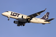 LOT Polish Airlines Embraer ERJ-170LR (ERJ-170-100LR) (SP-LDE) at  Warsaw - Frederic Chopin International, Poland