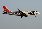 LOT Polish Airlines Embraer ERJ-170LR (ERJ-170-100LR) (SP-LDF) at  Dusseldorf - International, Germany